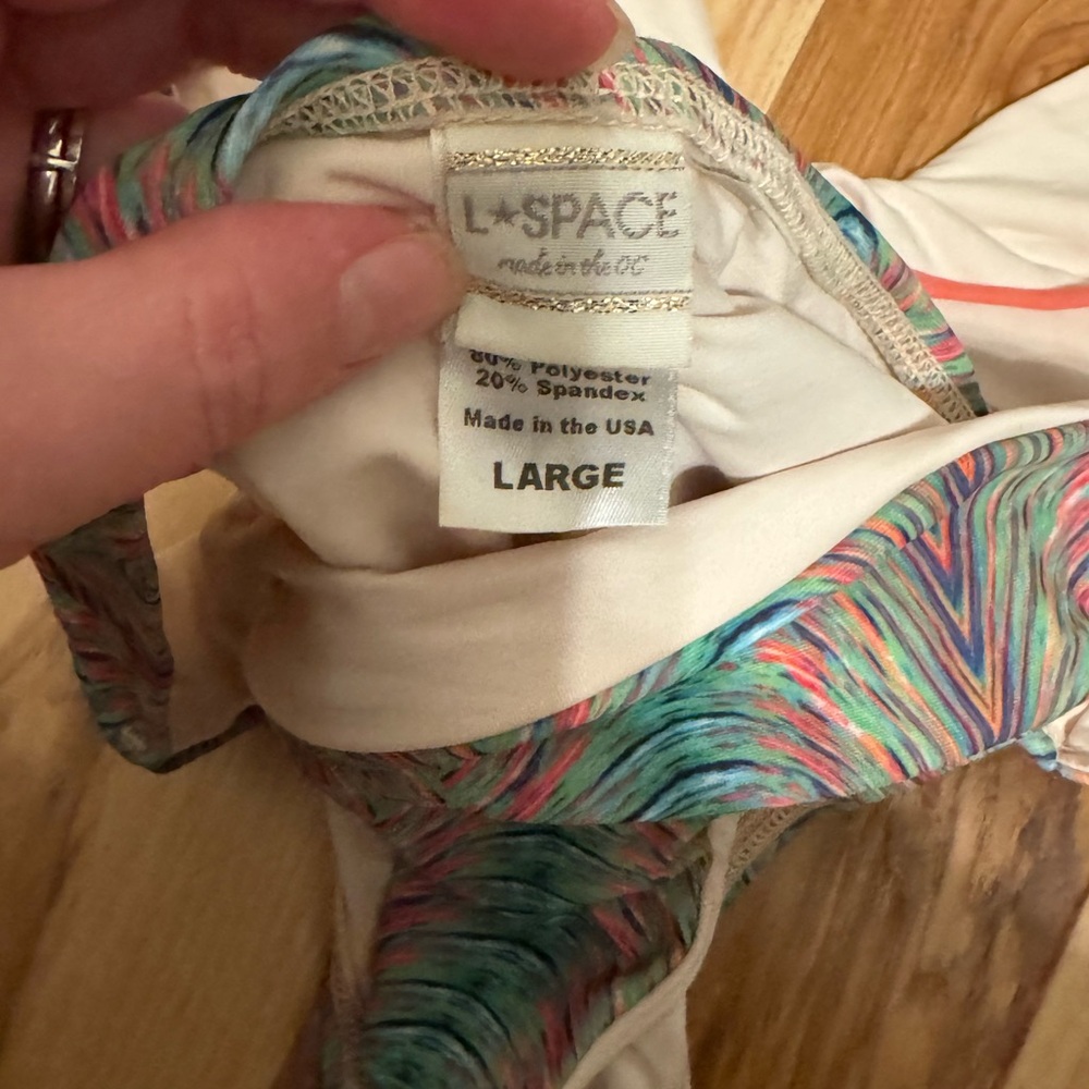 L*Space Multicolor Swirl Bikini Set - Picture 3 of 3